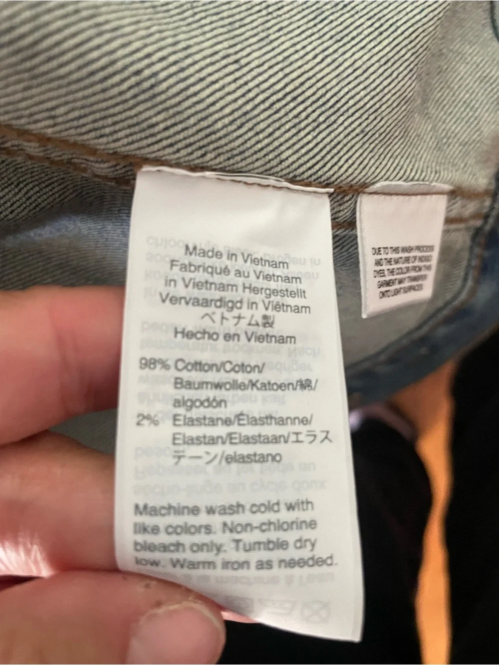 Madewell Vintage-Style Denim Jacket in Washed Blue size large